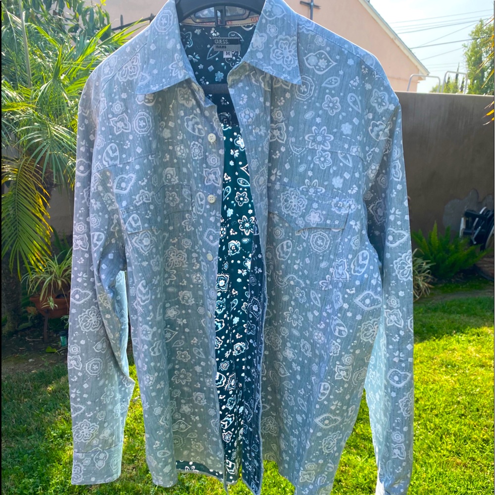 Guess Button Up